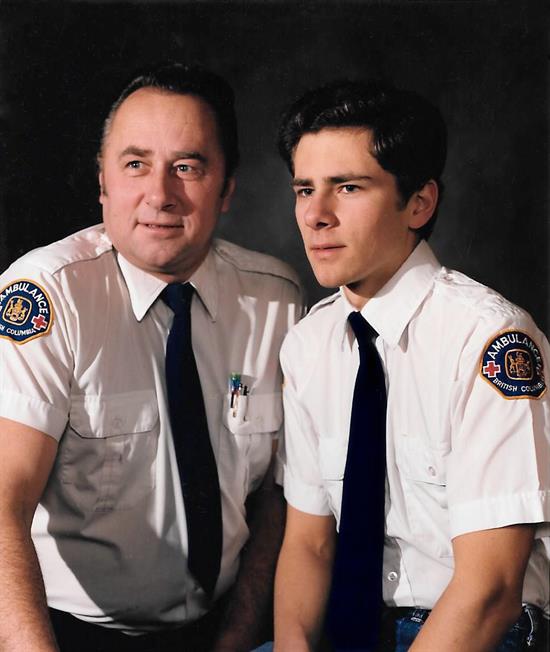 Mike Michalko and his Dad 1985