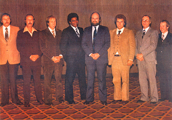 The first ITT graduating class in the 1980s